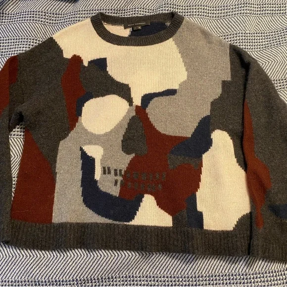 360 cashmere Serrano skull cashmere sweater